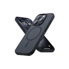 【Magsafe対応】2023 Lamicall iPhone 15 Pro ケース マグセーフ 対応 : 米軍規格 半透明 マグネット 搭載 イフォン15 Pro 用 カバー, ワイヤレス充電, 耐衝撃, 超強磁力, 黄ばみなし, 落下保護, 薄型 - iP