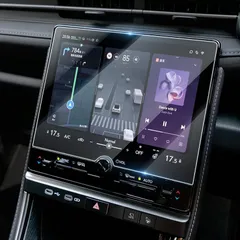 Lamicall トヨタ レクサス LBX専用 ナビ保護ガラスフィルム 9.8インチ 1:1高精度カット 高透過率 9H強化ガラス フィルム 傷防止 高感度タッチ 撥水撥油 液晶保護フィルム 耐衝撃 反射防止 画面保護シート 自己吸着 貼付け簡単 スクリー 0