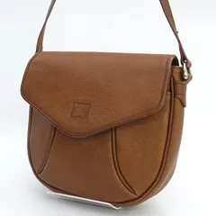BURBERRY / バーバリー ◆ショルダーバッグ/レザー/本革/裏地ノバチェック/ブラウン 【バッグ/バック/BAG/鞄/カバン】 レディースファッション【中古】 