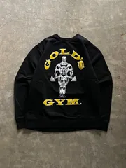 GOLD’S GYM ロゴプリント スウェット ブラック MDのサムネイル