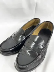 HARUTA ハルタ コイン ローファー シューズ 4514 人工皮革 size24.0/黒  ■■レディース