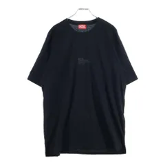 DIESEL (ディーゼル) フロントロゴ 半袖Tシャツ カットソー ブラック A132380QANW
