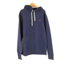 未使用 Polo Ralph Lauren ポロラルフローレン プルオーバー M コットン 他 長袖 フーディ フリース 裏起毛 パーカー メンズ AM8210A62 
