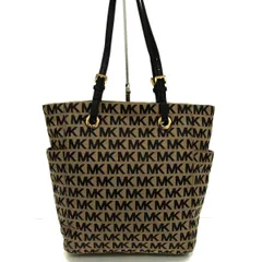 美品☆MICHAEL KORS マイケルコース トートバッグ ジェットセット 肩掛け レディース  MKロゴ ショルダーバッグ モノグラム