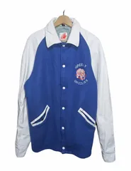 70s〜80s カナダ製 LACROIX SPORTS（ラクロワスポーツ） ロング丈 スタジャン GREELEY GRIZZLIES ウール×レザー