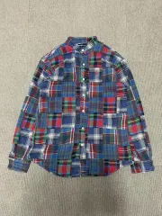 ポロ ラルフローレン パッチワーク マドラスチェック シャツ J02549