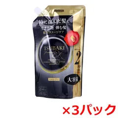 ヘアシャンプー TSUBAKI ツバキ プレミアムEX ダメージケア＆リペア 心やすらぐフローラルカメリアの香り 詰替用 600mL X3パック
