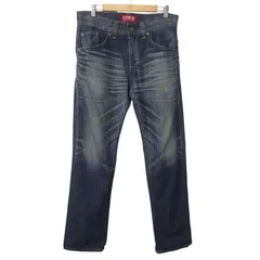 エドウィン EDWIN 424XV デニム パンツ ユーズド加工 31 青