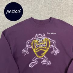 P3103 90s LOONEY TUNES タズマニアンデビル スウェット - メルカリ