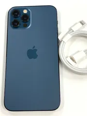 美品 電池100%SIMフリーiPhone12 Pro 512GB Pacific Blueのサムネイル