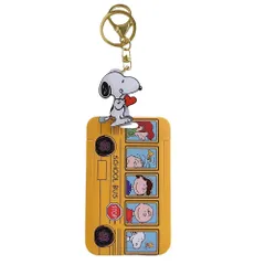 【人気商品】縦型 定期入れ 防水 パスケース 名刺入れ バスカード 通勤 社員証 IDカード 通学 ネームホル 男女兼用(イエロー) スヌーピー