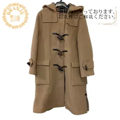 BURBERRY バーバリー 裏地ノバチェック ウール ダッフルコート ブラウン レディース