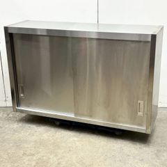 厨房機器 店舗用品 キャビネット扉 スライド扉付作業台 2045×400×770