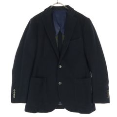 B:MING LIFE STORE by BEAMS ビーミングライフストアバイビームス ウール混 長袖 テーラードジャケット 46 ブラック メンズ 古着