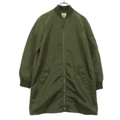 BEAUTY＆YOUTH ビューティーアンドユース 長袖 ロング丈 MA-1 ジップジャケット カーキ ユナイテッドアローズ レディース 古着