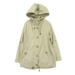 BLACK BY MOUSSY ブラックバイマウジー コットン 長袖 フーディジャケット 1 ベージュ系 レディース 古着