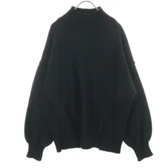 SLY スライ 長袖 ハイネック コットン ニット FREE ブラック セーター メンズ 古着