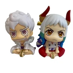 2体セット ドール るかっぷ ワンピース モンキー D ルフィ ギア5 ヤマト PVC フィギュア ホワイト ユニセックス