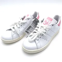 アディダス オリジナルス スタンスミス スニーカー 23.5cm BC0754 新品 未使用 タグ付き 替え紐付 ホワイト ピンク 白 桃 パステル ローカット デッドストック レディース シューズ 靴 STAN SMITH ADIDAS ORIGINALS