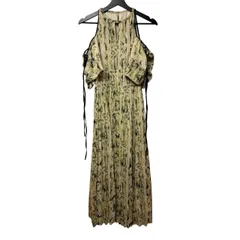  SNIDEL 2WAYボリュームスリーブプリントワンピース レディース スナイデル 0サイズ【Z1820】