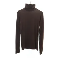 RALPH LAUREN ラルフローレン 長袖 タートルネック カットソー M ブラウン レディース 古着