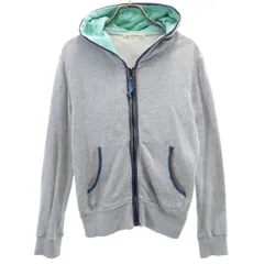 BEAMS HEART ビームスハート 長袖 スウェット ジップパーカー ONE SIZE グレー レディース 古着のサムネイル