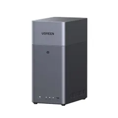 UGREEN NASync DH2300 2ベイ デスクトップNAS NFCワンタッチ接続?? 4K動画再生を支持 最大60TBのストレージ 4GB RAM オンボード メモリ搭載 バックアップ 初心者向け 初期設定簡単 ?【送料無料】【☆Yuki☆Shop】