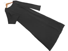 JOURNAL STANDARD ジャーナルスタンダード ワッフル ロング ワンピース 黒 ■◇ レディース