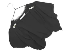 ef-de エフデ ビジュー レース ボレロ カーディガン size9/黒 ■■ レディース