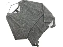 green label relaxing グリーンレーベルリラクシング ユナイテッドアローズ プルオーバー カットソー 黒xシルバー ■◇ レディース