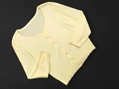 L'EST ROSE レストローズ ステッチ カーディガン size2/ライトイエロー ■◇ レディースのサムネイル