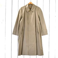 ブルックスブラザーズ BROOKS BROTHERS 比翼仕立て 5つボタンシングル ステンカラーコート L グレージュ 背抜き 春秋対応 / 6TB018 【送料無料】【中古】【メンズビジネス】202602