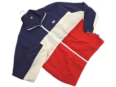 New Balance ニューバランス ジップアップ ジャケット sizeL/紺ｘ白ｘ赤 ■◇ メンズ