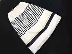 NEWYORKER ニューヨーカー ボーダー ロング スカート size9/白 ■◇ レディース
