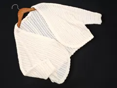 gelato pique ジェラートピケ 透かし編み ショール カーディガン sizeF/オフホワイト ■◇ レディース