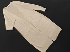 MACKINTOSH LONDON マッキントッシュロンドン リネン混 ロング カーディガン size38/アイボリー ■◇ レディース