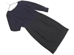 PLST プラステ ツイード ドッキング ワンピース sizeS/黒 ■◇ レディースのサムネイル