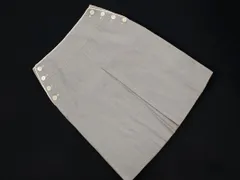 MACKINTOSH PHILOSOPHY マッキントッシュフィロソフィー ストライプ Aライン 台形 スカート size38/グレー ■◇ レディース