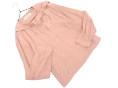 MISCH MASCH ミッシュマッシュ ギャザー ジップアップ パーカー sizeM/ピンク ■◇ レディースのサムネイル