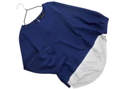 URBAN RESEARCH アーバンリサーチ フェイクレイヤード ブラウス シャツ sizeONE/青 ■◇ レディース