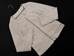 SOUP スープ ノーカラー ジャケット size9/ライトグレージュ ■◇ レディースのサムネイル