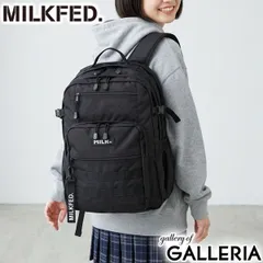 ミルクフェド リュック MILKFED. ACTIVE DOUBLE POCKET MOLLE BACKPACK リュックサック バックパック 30L A4 2層 レディース 103224053008 ブラックのサムネイル