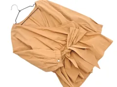 Viaggio Blu ビアッジョブルー リボン カシュクール ブラウス シャツ size1/キャメル ■◇ レディースのサムネイル