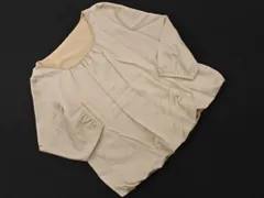 NATURAL BEAUTY BASIC ナチュラルビューティーベーシック タック ブラウス シャツ sizeS/ベージュ ■◇ レディース