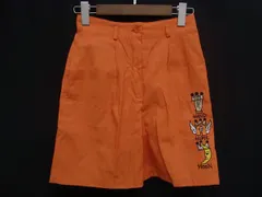 ■美品■ CASTELBAJAC カステルバジャック ナイロン×コットン ハーフパンツ 半ズボン ボトムス 表記サイズ 9 洋服 オレンジ系 DK7602のサムネイル