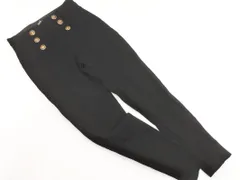ZARA ザラ ダブルボタン ストレッチ スキニー パンツ sizeM/黒 ■■ レディース