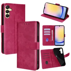 Samsung GalaxyA25 5G/GalaxyA55/GalaxyS25Ultra/GalaxyS26/GalaxyS26Ultra 手帳型スマホケース おしゃれ｜マグネット式｜カード収納・現金OK｜多機種対応 【ホットピンク PDK】