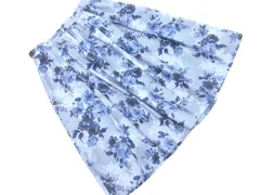 ofuon オフオン 花柄 フレア スカート size38/サックスx紺 ■◇ レディース