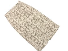 ZARA ザラ パイソン柄 タイト スカート sizeM/グレージュ ■◇ レディース