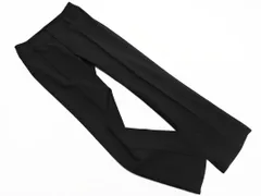 COMME CA MODELS コムサモデルズ センタープレス フレア パンツ sizeXS/黒 ■◇ レディース